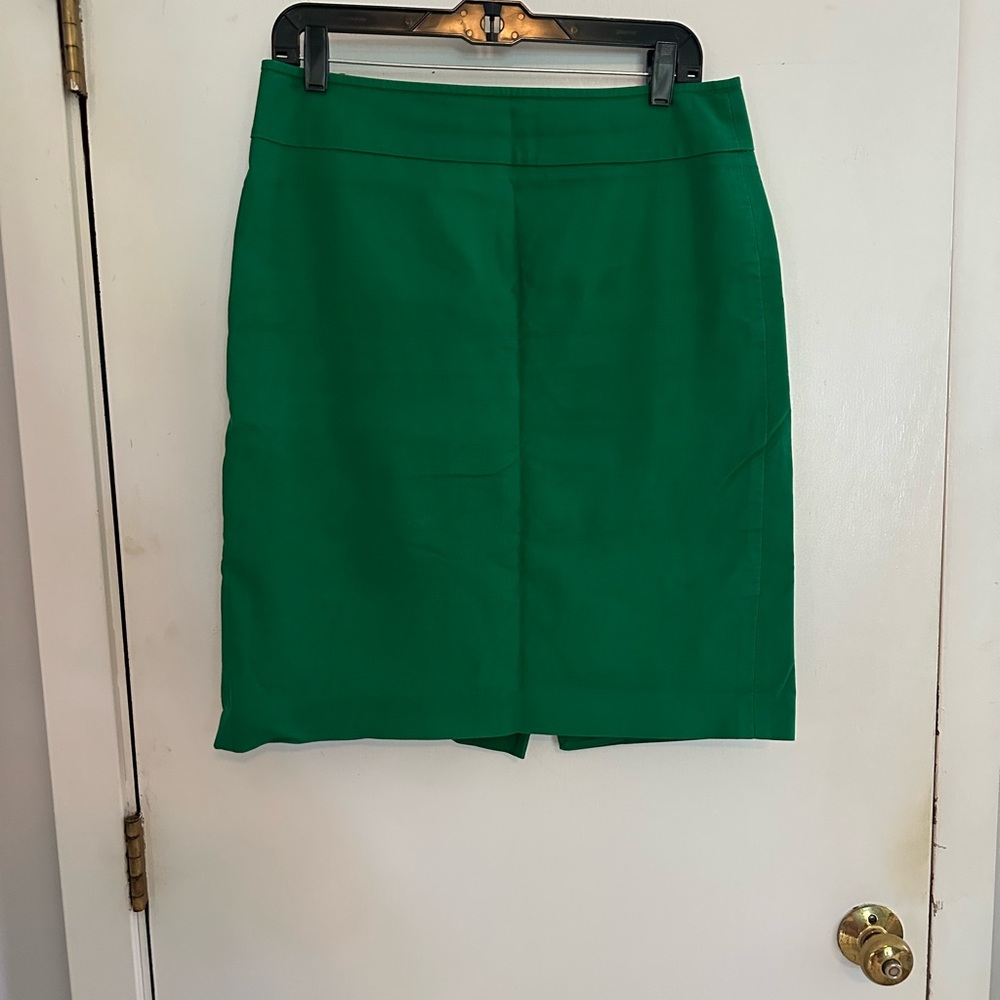 Ann Taylor Green Women's Pencil Skirt | 8